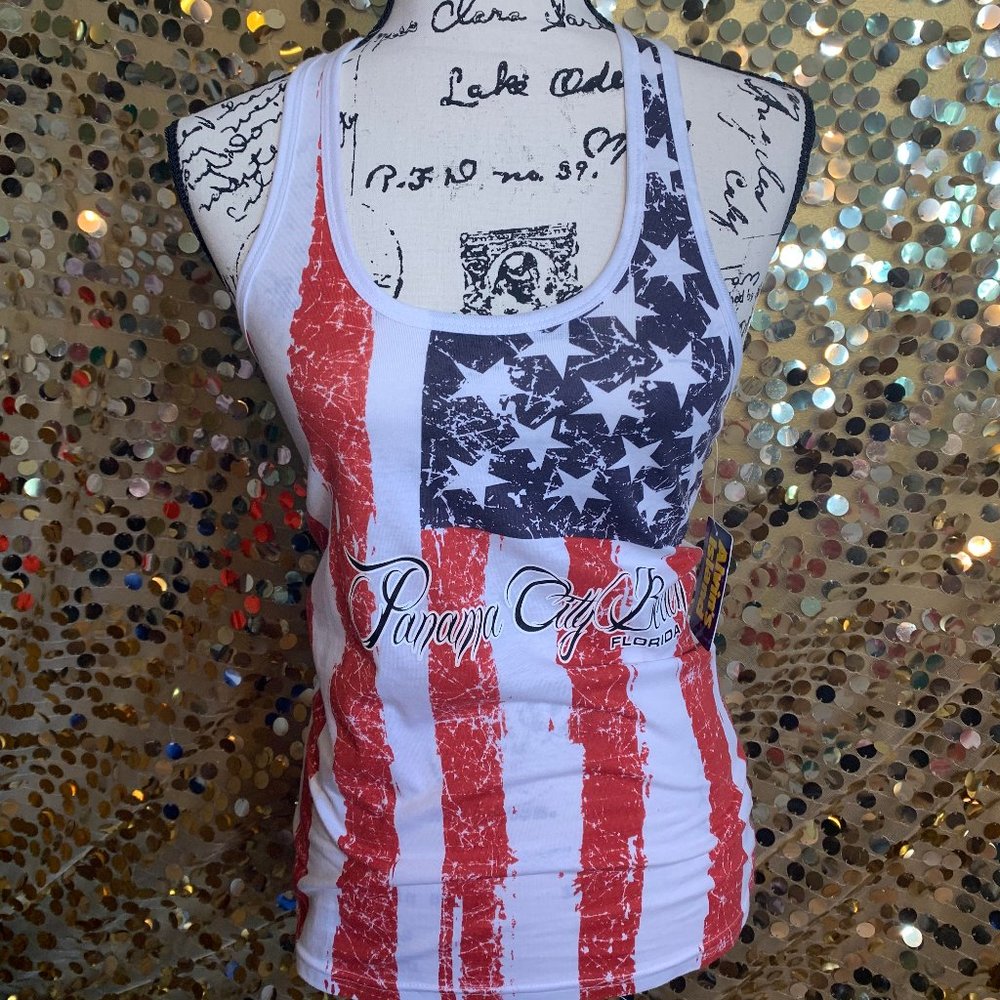 American Flag Tank Top panama Florida